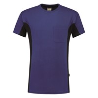 Tricorp workwear bi-colour uni t-shirt - navy-royalblue